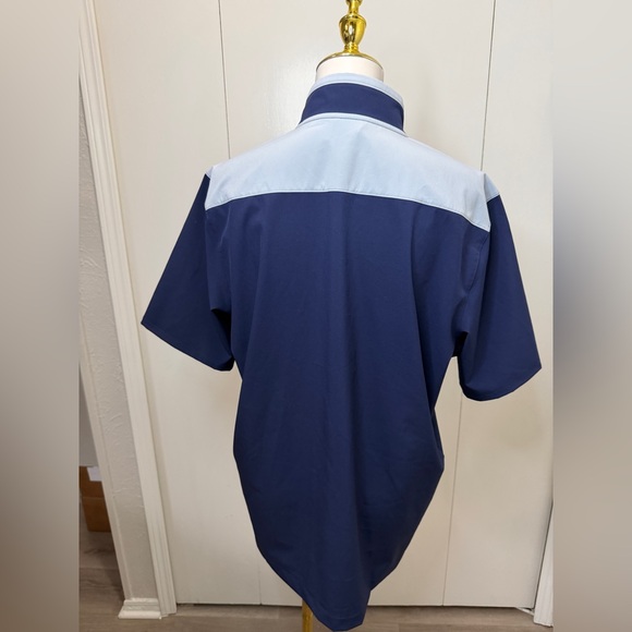 Under Armour Navy and Gray Quarter-Zip Shirt - Picture 4 of 10